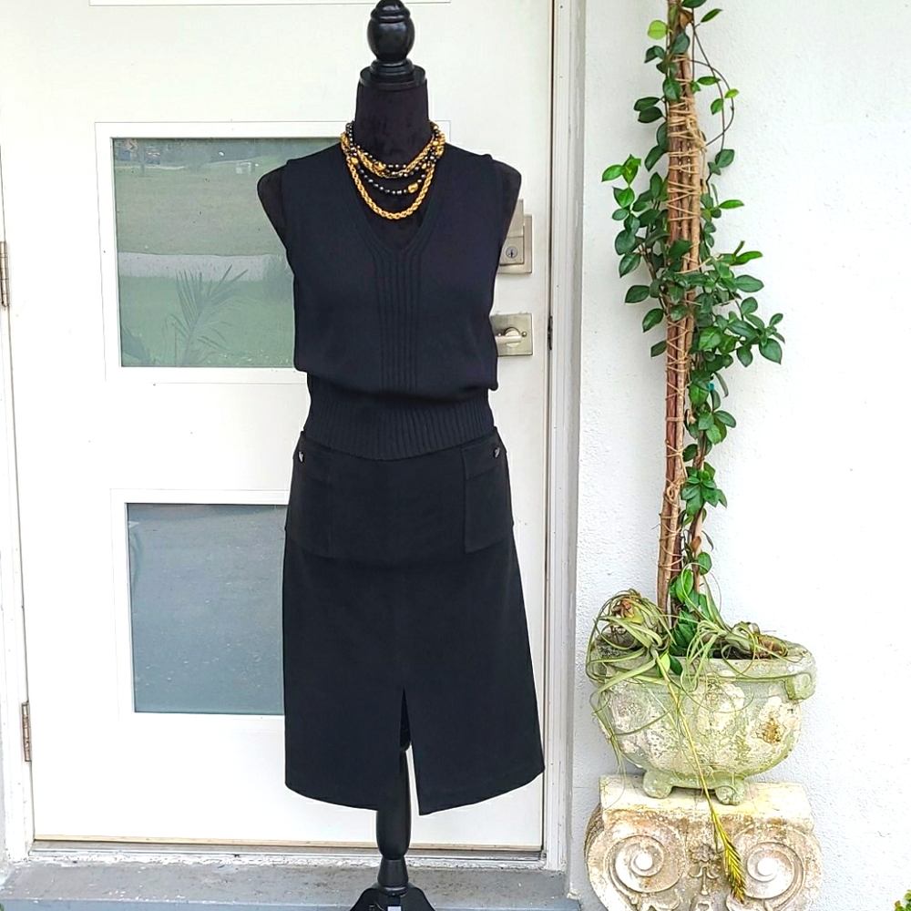 Karl Lagerfeld ultra suede skirt